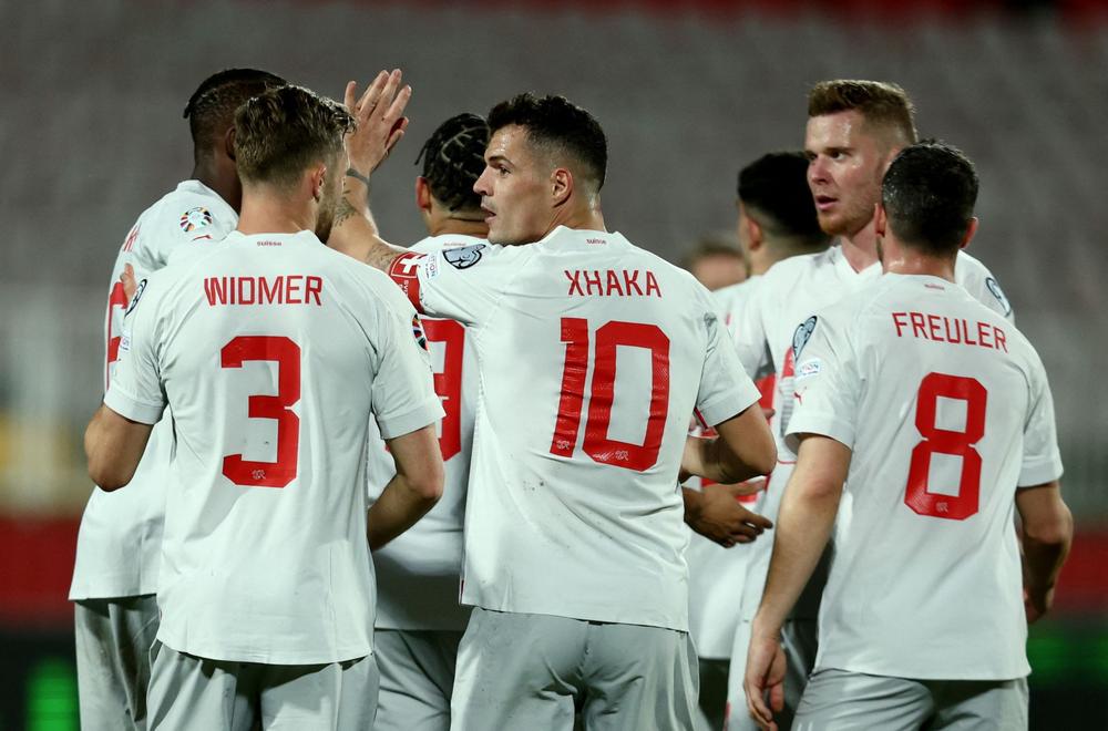سويسرا تكتسح بيلاروسيا بخماسية في تصفيات بطولة أوروبا