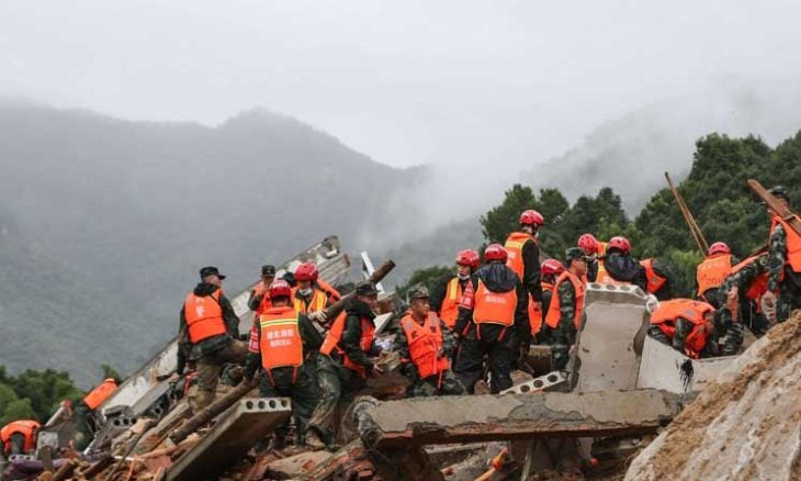 مصرع 47 شخصا في انزلاق أرضي جنوب غرب الصين