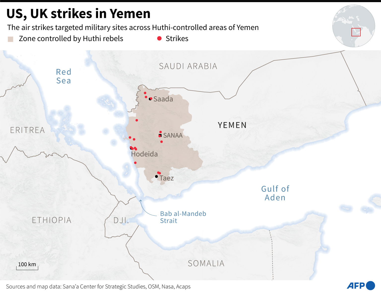 منظمات الإغاثة الدولية تعلق عملياتها بعد الضربات الأمريكية-البريطانية في اليمن