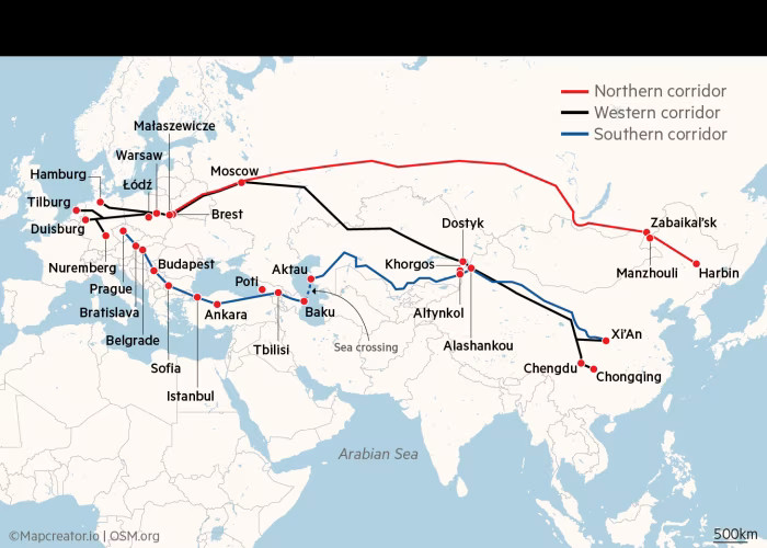 السكك الحديدية الروسية تكسب من هجمات البحر الأحمر
