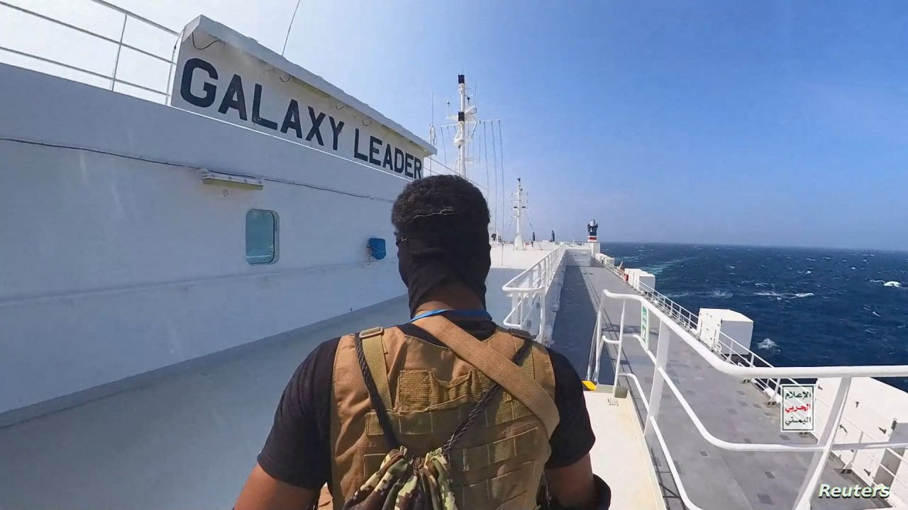 بيان دولي يدعو الحوثيين لإطلاق السفينة “غالاكسي ليدر” وطاقمها فورا